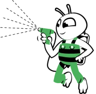 Abeille verte application démoussage