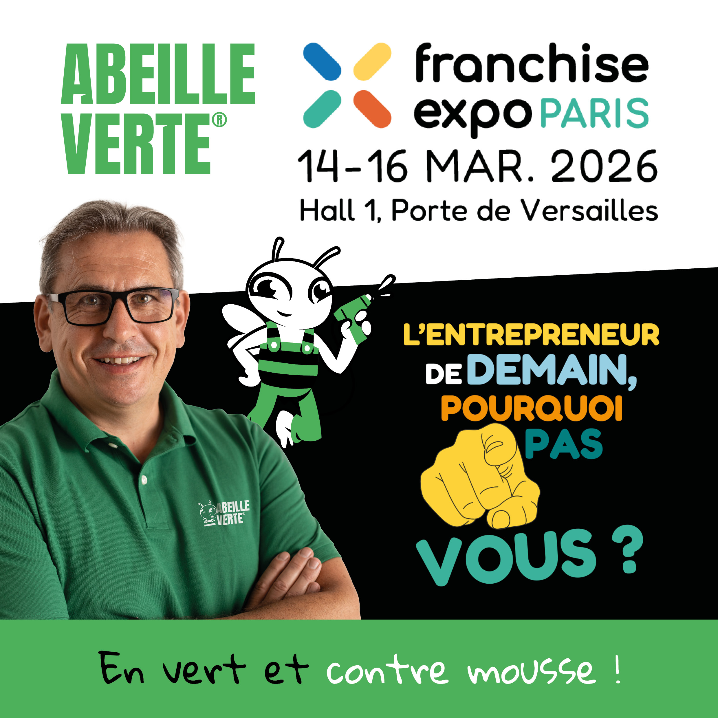Abeille Verte s'envole vers Franchise Expo Paris !